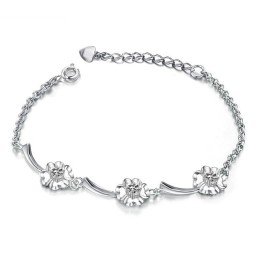 Kvalitets- Och Kvantitetsgaranterat Platinapläterat Titanarmband För Kvinnor