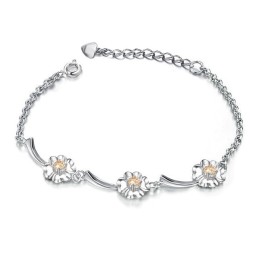 Kvalitets- Och Kvantitetsgaranterat Platinapläterat Titanarmband För Kvinnor