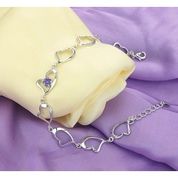 Högkvalitativt Armband För Kvinnor Med Älskling I Platina Och Diamanter