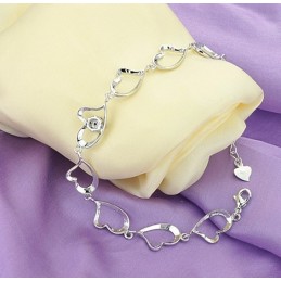 Högkvalitativt Armband För Kvinnor Med Älskling I Platina Och Diamanter