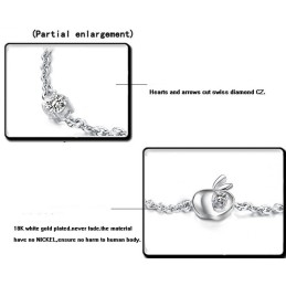 Pålitligt Rykte För Kvinnor Ihåligt Platinapläterat Titanarmband Med Strass