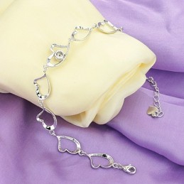 Världsberömt Armband För Kvinnor Med Älskling I Platina Och Strass
