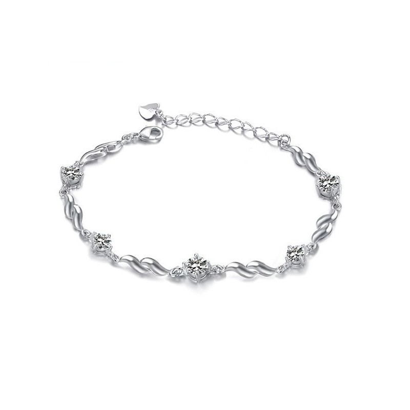Pålitligt Rykte För Kvinnor, Vackert Platinapläterat Titanarmband Pålitligt Rykte För Kvinnor, Vackert Platinapläterat Titanarmband