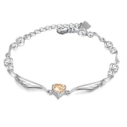 Utmärkt Kvalitets Platinapläterad Titanarmband För Kvinnor