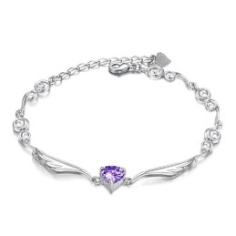 Utmärkt Kvalitets Platinapläterad Titanarmband För Kvinnor