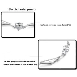 Utmärkt Kvalitets Platinapläterad Titanarmband För Kvinnor