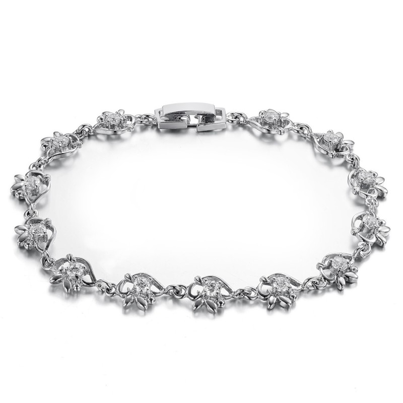 Världsomfattande Känt Platinapläterat Titanarmband För Kvinnor Världsomfattande Känt Platinapläterat Titanarmband För Kvinnor