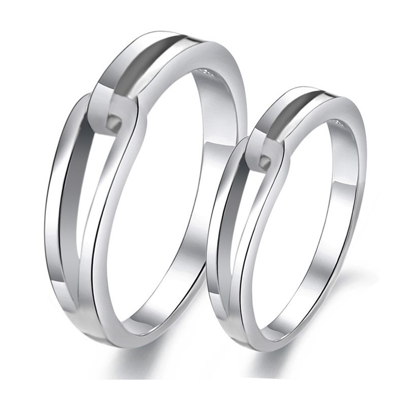 Kvalitets- Och Kvantitetsgaranterad Platinapläterad Titanring För Älskare Kvalitets- Och Kvantitetsgaranterad Platinapläterad Titanring För Älskare