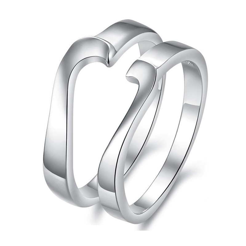 Drottningen Av Kvalitet Platinapläterad Titanring För Älskare Drottningen Av Kvalitet Platinapläterad Titanring För Älskare