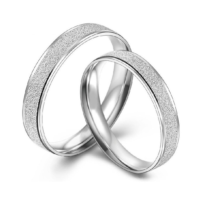 Lättanvänd Pärlgarns Platinapläterad Titanring För Älskare Lättanvänd Pärlgarns Platinapläterad Titanring För Älskare
