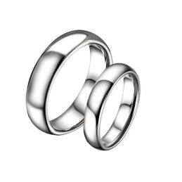 Högkvalitativ Koncis Volframkeramisk Ring För Älskare