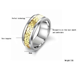 Högkvalitativ Manlig Volframkeramisk Ring