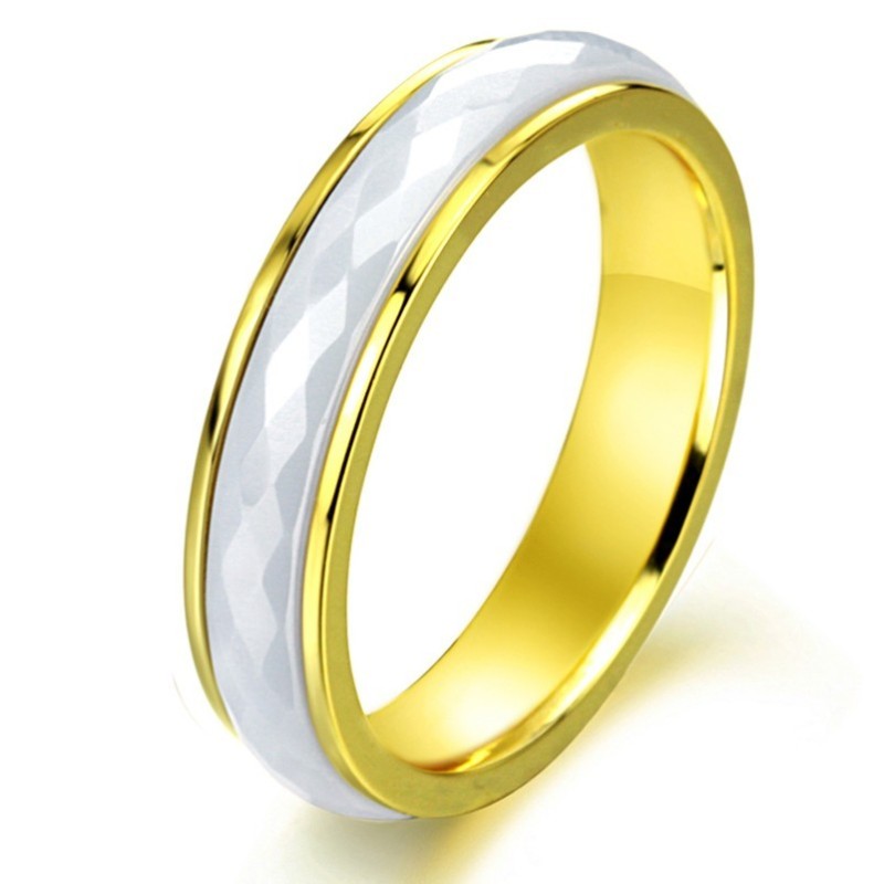 Brett Utbud Av Rhombus Tungsten Keramisk Ring Brett Utbud Av Rhombus Tungsten Keramisk Ring
