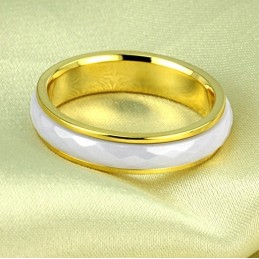 Brett Utbud Av Rhombus Tungsten Keramisk Ring