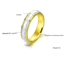 Brett Utbud Av Rhombus Tungsten Keramisk Ring