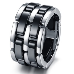 Kvalitets- Och Kvantitetsgaranterad Svartvit Volframkeramisk Ring