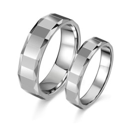 Högkvalitativ Volframkeramisk Ring För Älskare