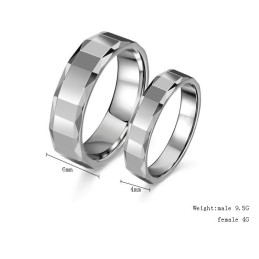 Högkvalitativ Volframkeramisk Ring För Älskare