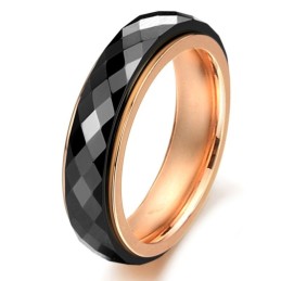 Stort Utbud Av Svart Volframkeramisk Ring