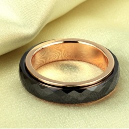 Stort Utbud Av Svart Volframkeramisk Ring