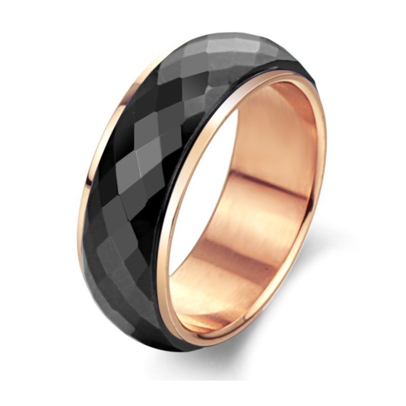 Högkvalitativ Svart Volframkeramisk Ring Högkvalitativ Svart Volframkeramisk Ring