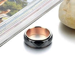 Högkvalitativ Svart Volframkeramisk Ring
