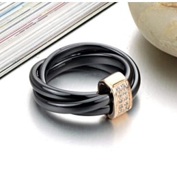 Kvalitets- Och Kvantitetsgaranterad Volframkeramisk Ring Med Strass