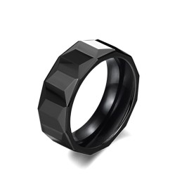 Stort Utbud Av Svart Volframkeramisk Ring
