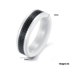 Pålitlig Kvalitet Svart Kolfiber Volfram Keramisk Ring