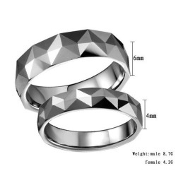 Kvalitets- Och Kvantitetsgaranterad Volframkeramisk Ring För Älskare