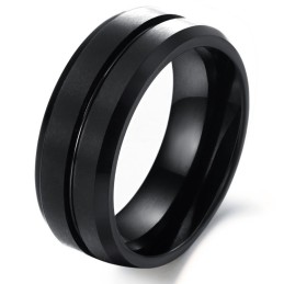 Välkänd För Sin Fina Kvalitet Manlig Retro Volfram Keramisk Ring