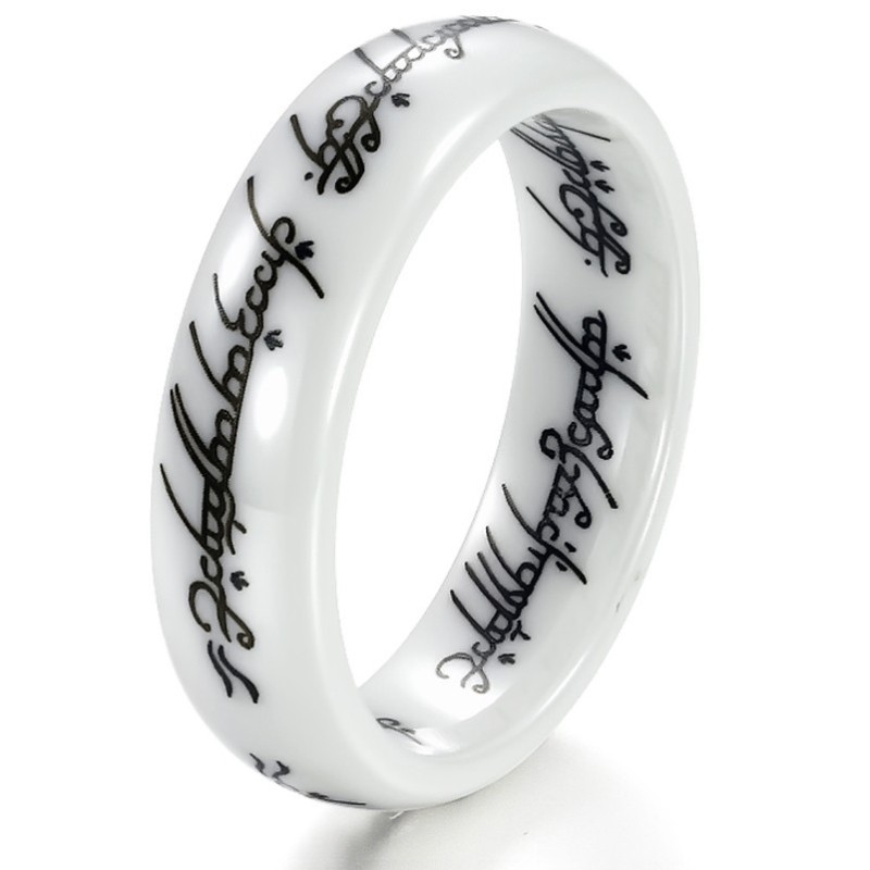 Drottningen Av Kvalitet Retro Volframkeramisk Ring