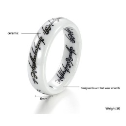 Drottningen Av Kvalitet Retro Volframkeramisk Ring