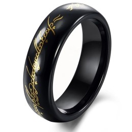 Kvalitets- Och Kvantitetsgaranterad Svart Volframkeramisk Ring