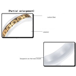 Högkvalitativ Kolfiber Volfram Keramisk Ring