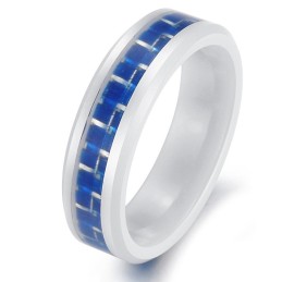 To Have A Long Story Blå Volframkeramisk Ring
