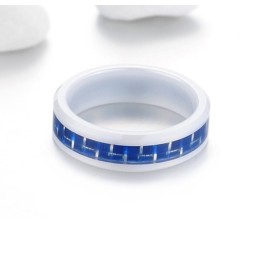 To Have A Long Story Blå Volframkeramisk Ring