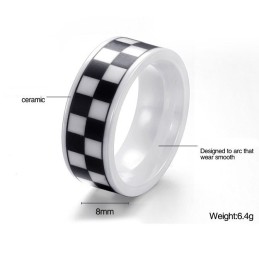 Utmärkt Kvalitet Manlig Rutnät Volfram Keramisk Ring
