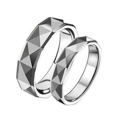Drottningen Av Kvalitetsvolframkeramisk Ring För Älskare