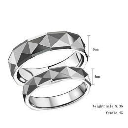 Drottningen Av Kvalitetsvolframkeramisk Ring För Älskare
