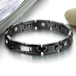 Välkänd För Sin Fina Kvalitet Svarta Volframkeramiska Armring För Älskare Med Strass