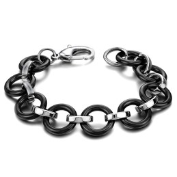 Högkvalitativt Svart Volframkeramiskt Armband
