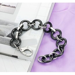 Högkvalitativt Svart Volframkeramiskt Armband