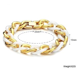 Lätt Att Använda Kvinnligt Volframkeramiskt Armband
