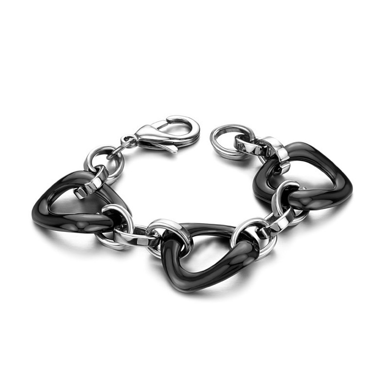 Kvalitets- Och Kvantitetsgaranterat Svart Volframkeramiskt Armband