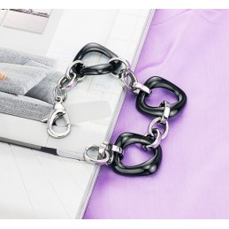 Kvalitets- Och Kvantitetsgaranterat Svart Volframkeramiskt Armband