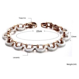 Att Ha En Lång Historia Kvinnligt Volframkeramiskt Armband