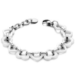 Kvalitets- Och Kvantitetsgaranterat Armband Med Älsklingstema Och Volframkeramik