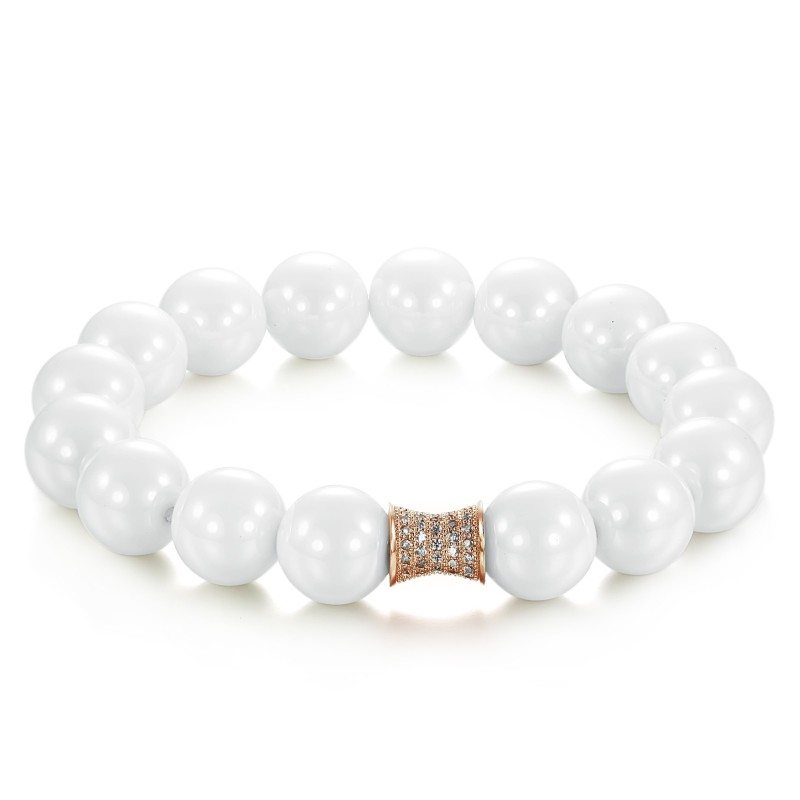 Kvalitets- Och Kvantitetsgaranterat Armband I Vitt Volframkeramik Kvalitets- Och Kvantitetsgaranterat Armband I Vitt Volframkeramik
