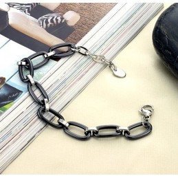 Stabil Kvalitet Svart Volfram Keramiskt Armband
